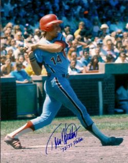 AUTOGRAPHED TOMMY HUTTON 8X10 Philadelphia Phillies Photo