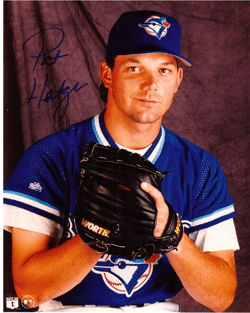 Autographed  PAT HENTGEN 8x10 Toronto Blue Jays Photo