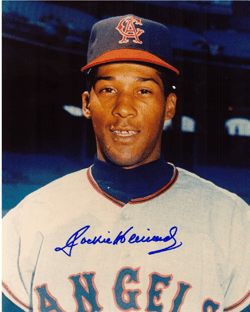 AUTOGRAPHED SIGNED photo JACKIE HERNANDEZ Angels