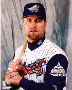 AUTOGRAPHED SIGNED photo DAVE HOLLINS #1 Angels