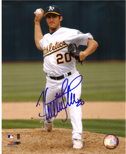 AUTOGRAPHED  HUSTON STREET 8x10  Oakland A's Photo