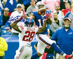 AUTOGRAPHED Jayron Hosley 8X10 New York Giants Photo