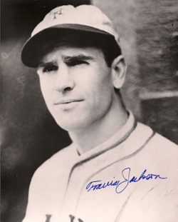 Autographed TRAVIS JACKSON 8x10 NEW YORK GIANTS Photo