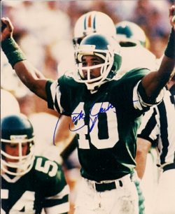 Autographed BOBBY JACKSON 8X10 New York Jets photo