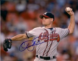 AUTOGRAPHED photo CHUCK JAMES Atlanta Braves