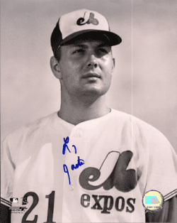 AUTOGRAPHED LARRY JASTER Montreal Expos Photo