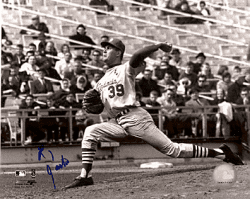 AUTOGRAPHED LARRY JASTER 8x10 St. Louis Cardinals photo