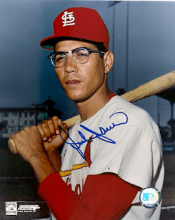AUTOGRAPHED JULIAN JAVIER St. Louis Cardinals photo
