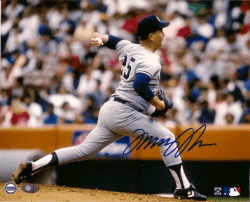 AUTOGRAPHED TOMMY JOHN 8X10 New York Yankees Photo