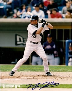 AUTOGRAPHED  photo MARK JOHNSON Chicago White Sox
