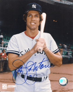 AUTOGRAPHED JAY JOHNSTONE 8x10 New York Yankees Photo