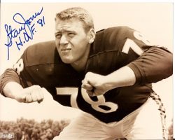 Autographed STAN JONES 8x10 Chicago Bears photo