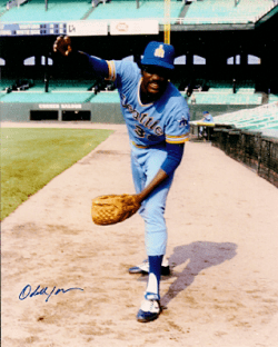 AUTOGRAPHED ODELL JONES Seattle Mariners Photo