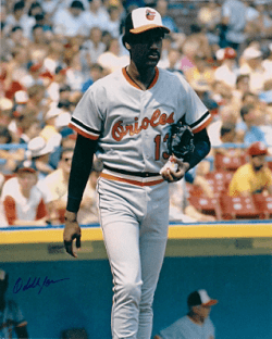 AUTOGRAPHED  photo ODELL JONES Baltimore Orioles