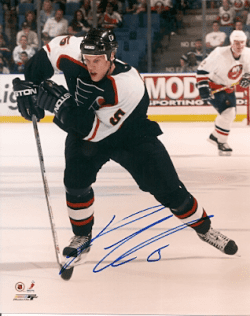 Autographed  KENNY JONSSEN photo - Philadelphia Flyers