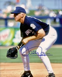 AUTOGRAPHED WALLY JOYNER SD Padres photo
