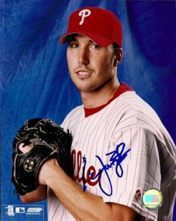 AUTOGRAPHED ERIC JUNGE photo  Philadelphia Phillies