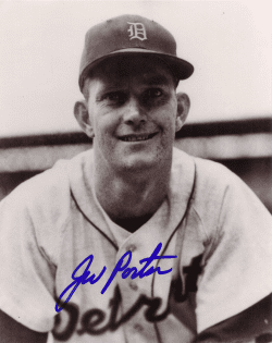 AUTOGRAPHED SIGNED photo JW PORTER Detroit Tigers