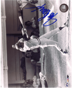 AUTOGRAPHED SIGNED photo JEFF BURROUGHS #2 Texas Rangers
