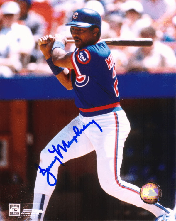 AUTOGRAPHED  JERRY MUMPHREY 8x10 Chicago Cubs Photo
