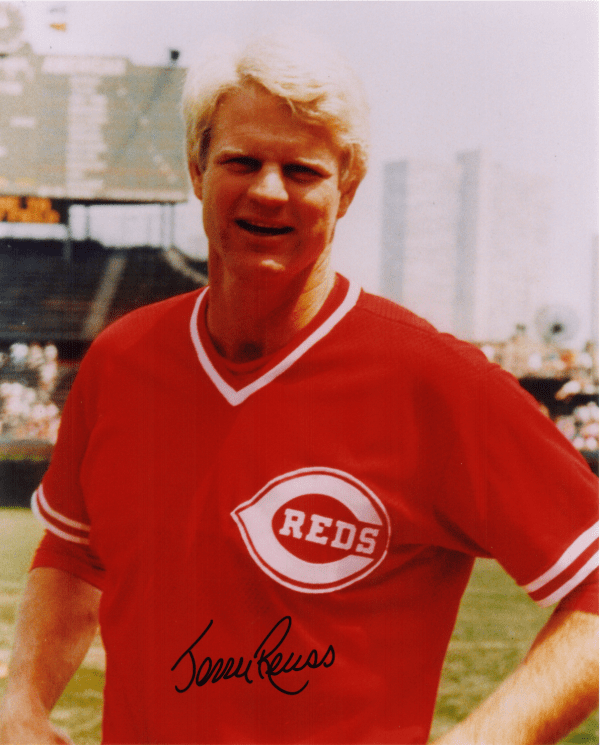 AUTOGRAPHED SIGNED photo JERRY REUSS Cincinnati Reds