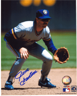 AUTOGRAPHED JIM GANTNER 8x10 Milwaukee Brewers Photo
