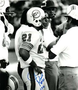 Autographed JIM KIICK 8x10 Miami Dolphins  photo
