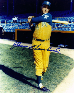 AUTOGRAPHED SIGNED photo JOHNNY BLANCHARD #2 Kansas City A's