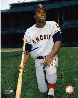 AUTOGRAPHED SIGNED photo ALEX JOHNSON #1 Angels