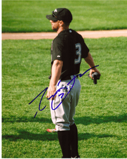 Autographed REED JOHNSON 8x10 Toronto Blue Jays Photo