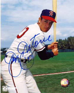 AUTOGRAPHED JAY JOHNSTONE 8X10 California Angels Photo