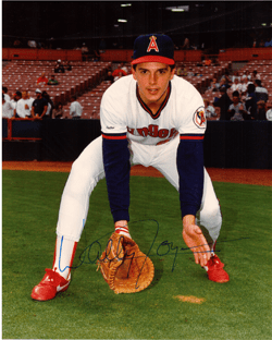 AUTOGRAPHED SIGNED photo WALLY JOYNER #6 Angels