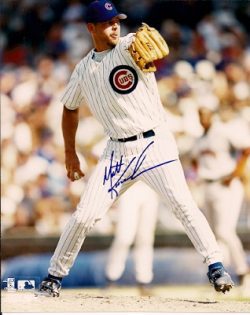 AUTOGRAPHED MATT KARCHNER Chicago Cubs Photo