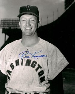 AUTOGRAPHED photo RUSS KEMMERER Washington Senators