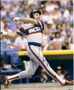 AUTOGRAPHED STEVE KEMP 8x10 Chicago White Sox Photo