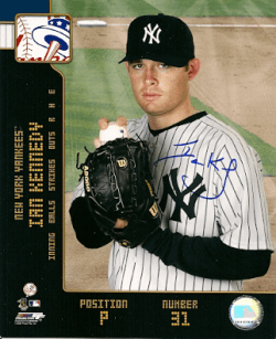 AUTOGRAPHED IAN KENNEDY 8x10 New York Yankees Photo