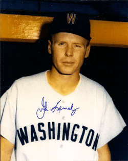 AUTOGRAPHED JOHN KENNEDY 8X10 Washington Senators Photo