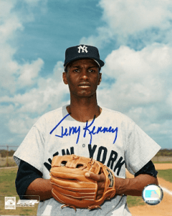 AUTOGRAPHED  JERRY KENNEY 8x10 New York Yankees Photo