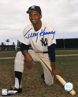 AUTOGRAPHED JERRY KENNEY 8x10 New York Yankees Photo