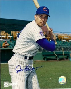 AUTOGRAPHED DON KESSINGER 8x10 Chicago Cubs Photo
