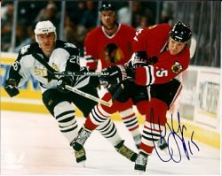 Autographed CHAD KILGER  Photo - Chicago  Blackhawks