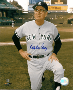AUTOGRAPHED CLYDE KING 8x10 New York Yankees Photo