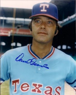 AUTOGRAPHED  photo DAROLD KNOWLES Texas Rangers