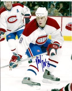 Autographed MIKE KOMISAREK Montreal Canadiens