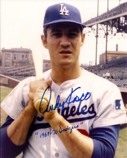 AUTOGRAPHED ANDY KOSCO 8x10 Los Angeles Dodgers photo