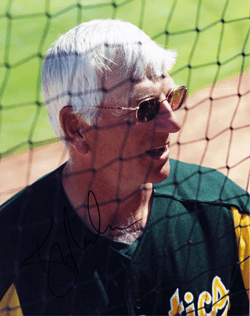 AUTOGRAPHED SIGNED photo KEN MACHA Oakland A's