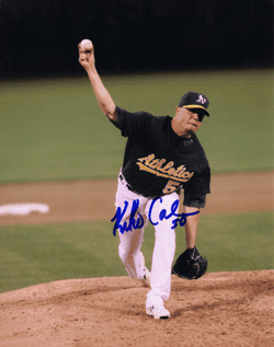 AUTOGRAPHED SIGNED photo KIKO CALERA Oakland A's