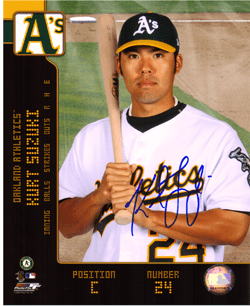 AUTOGRAPHED SIGNED photo KURT SUZUKI Oakland A's