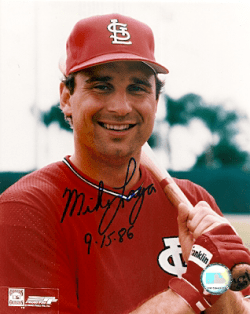 AUTOGRAPHED  MIKE LAGA St. Louis Cardinals photo