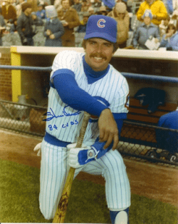 AUTOGRAPHED STEVE LAKE Chicago Cubs Photo